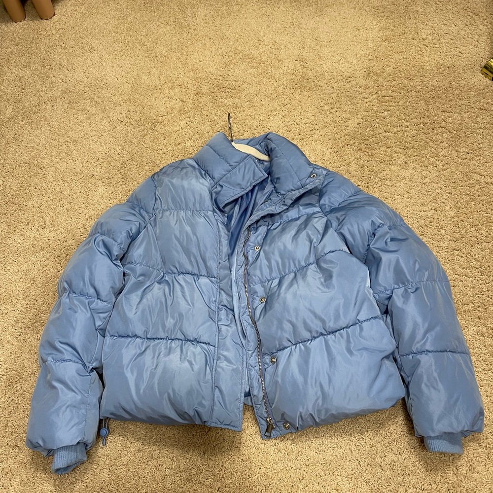 Purple Puffer Jacket - image 4